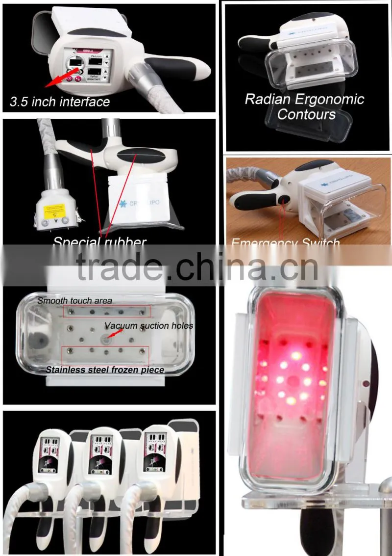 RF Combined cavitation body treatment cryo machine