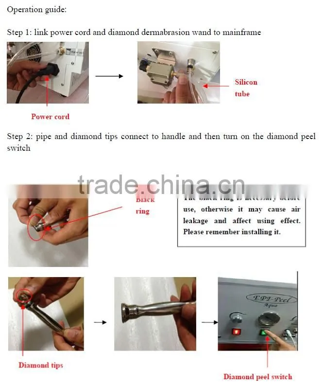 Hot Sale 3 IN 1 Water Dermabrasion Machine for face nourishing