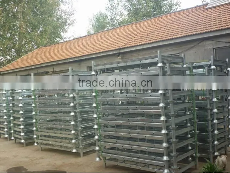Storage metal foldable cage pallet /Euro stackable pallet storage cage China professional factory