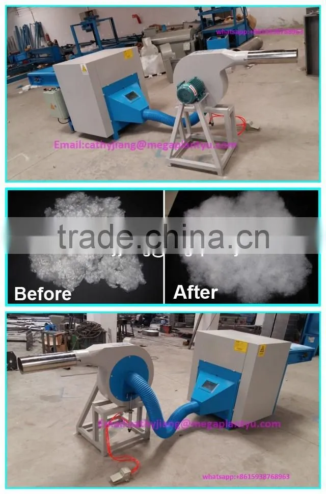 Air compressor polyester cotton fiber carding machine opening machine pillow filling machine