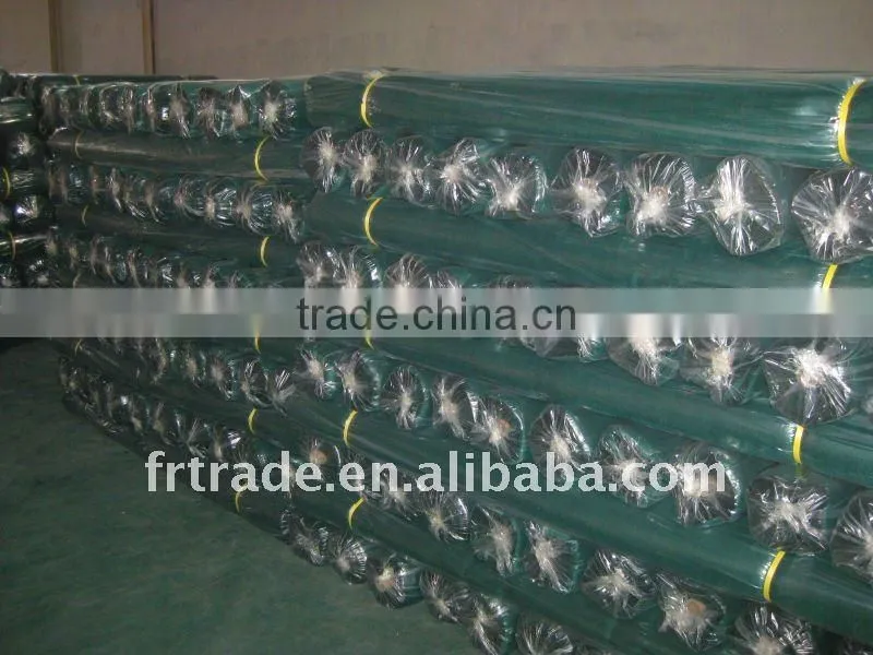 Greenhouse shade net of virgin material