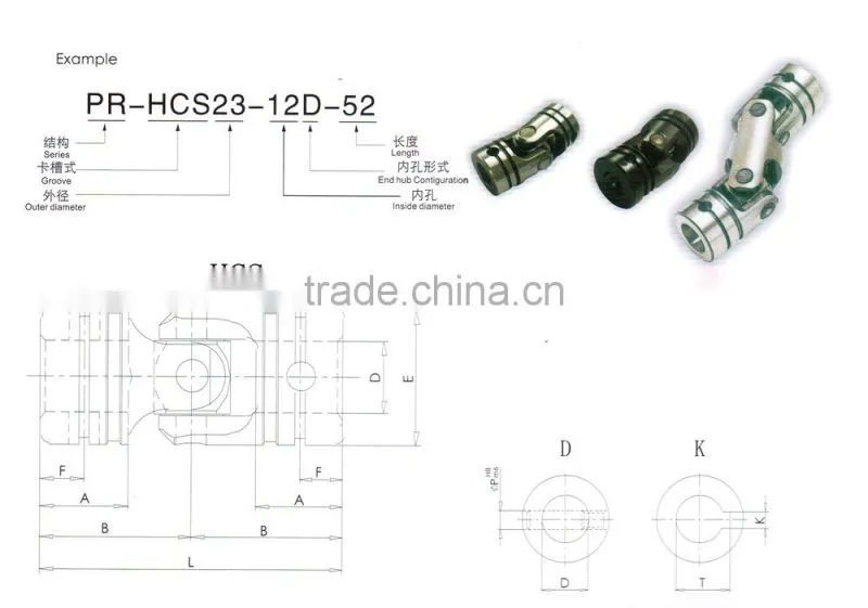 High quality PR series steering paguflex couplings