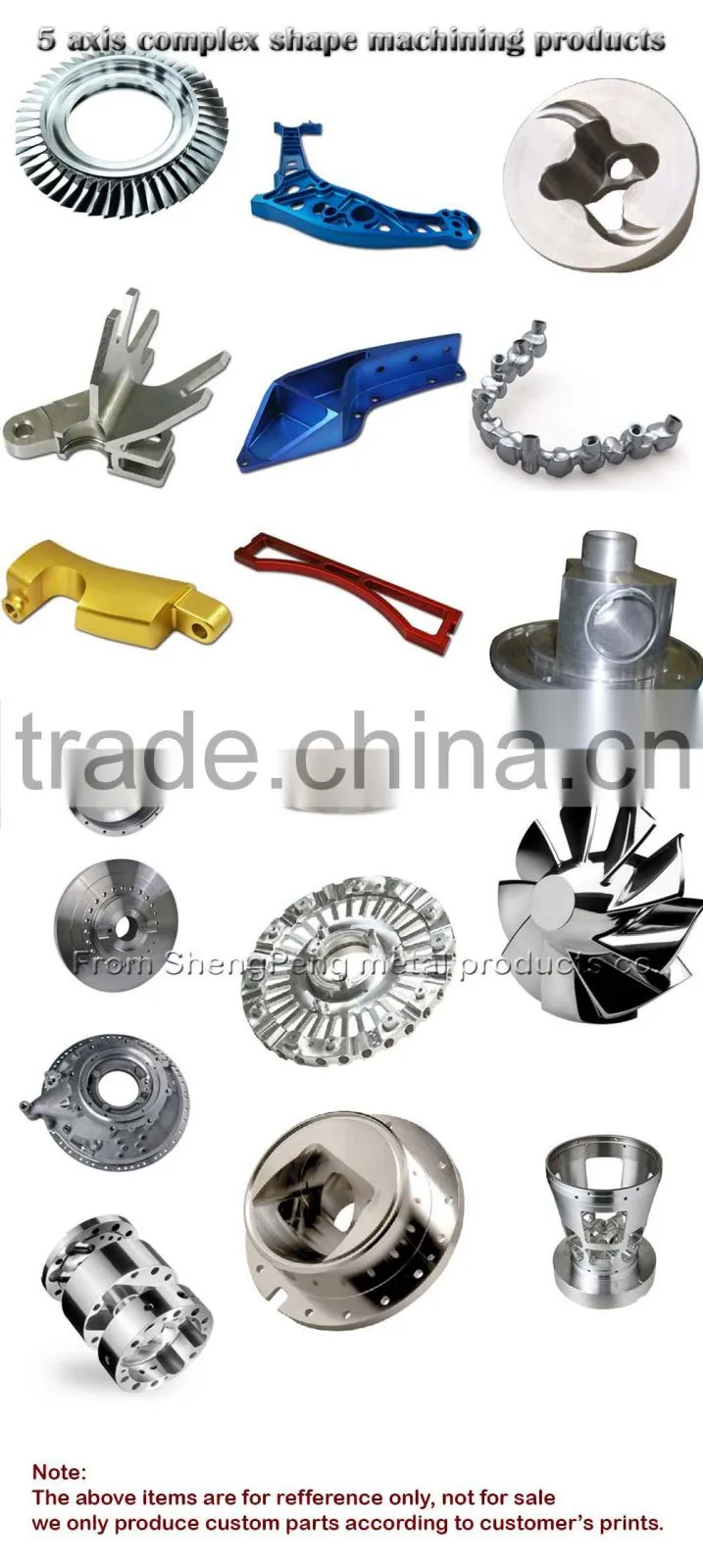 Custom cnc machining die casting iron parts