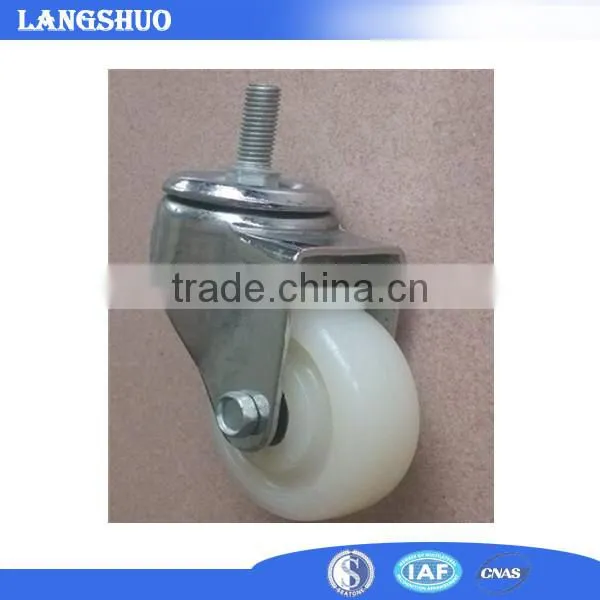 Nylon Material caster and wheel, low gravity caster