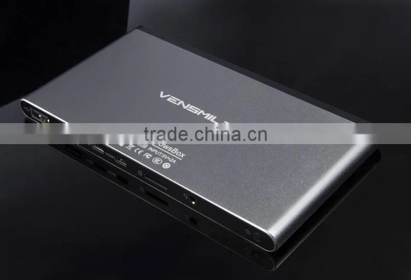 Vensmile IPC0002 W10 Intel Quad Core 2GB 32GB Window 8.1 OS Wintel TV Box Mini Smart PC