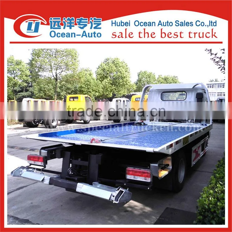 Dongfeng dlk one tow two flatbed tow trucks