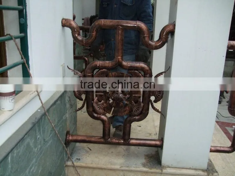 Iron Art Stamped Leaves /Fittings For Artistic Metal Gate/Fence/Stair Railings ,Iron Grills Parts Decorated