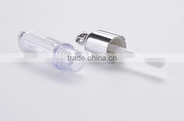 top decorative lipgloss tube containers with brush