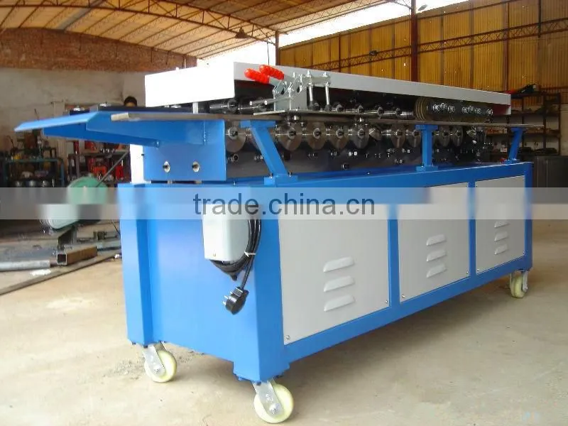 TDF-12 flange roll forming machine,duct production equipment,flange facing and rolling machine