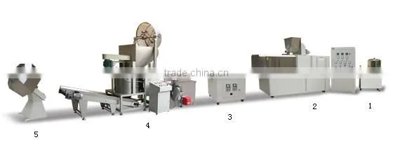 Flour Snacks,Crispy Chip(Semi-Auto) Process Line -- Jinan DaYi Extrusion Machinery