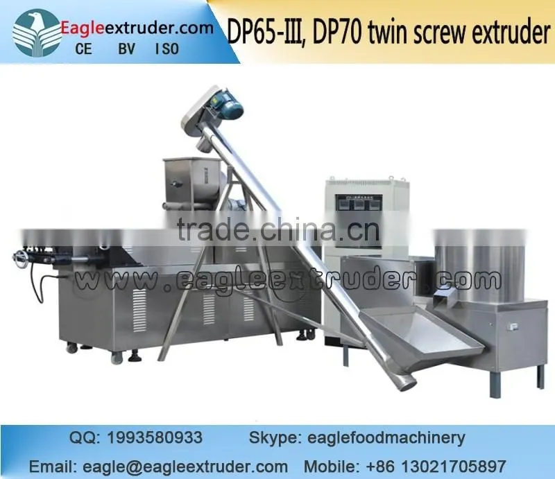 Jinan Eagle floating fish feed pellet extruding making machine