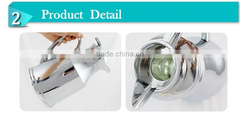 2014Manufacturer double wall glass inner vacuum hiking pot,travel jug(JGCZ)