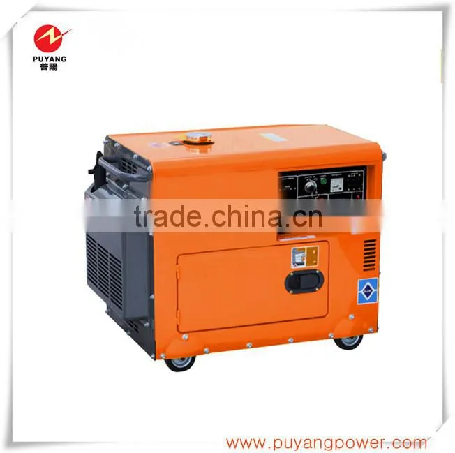 High-efficiency Portable Diesel Generators Single Phase With Four Wheels