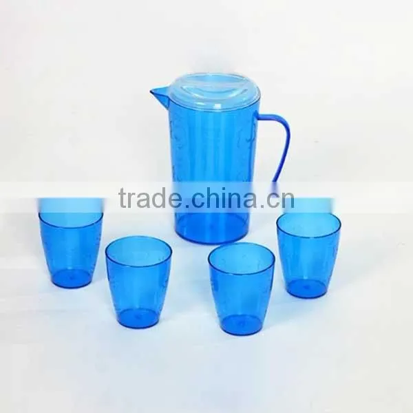 Plastic water pitcher set wholesale