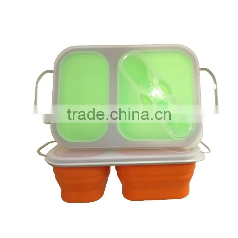 Compartment silicone lunch box wholesale