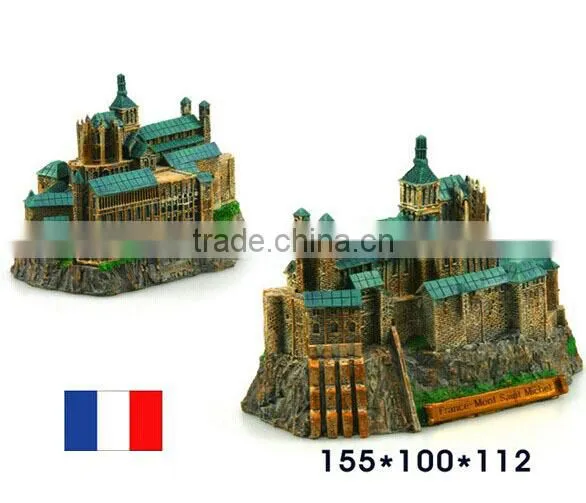 Mont Saint Michel france souvenir miniature building model