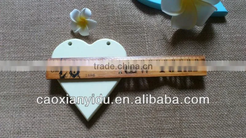 Blue Wooden Heart Wooden Letter Household Wedding Decoration