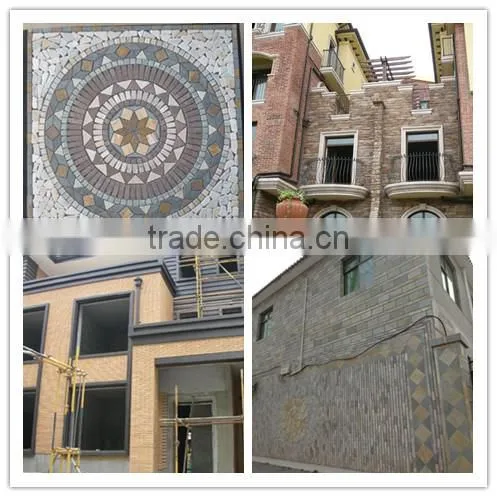 The mushroom stone of wall stone,the building stone,slate