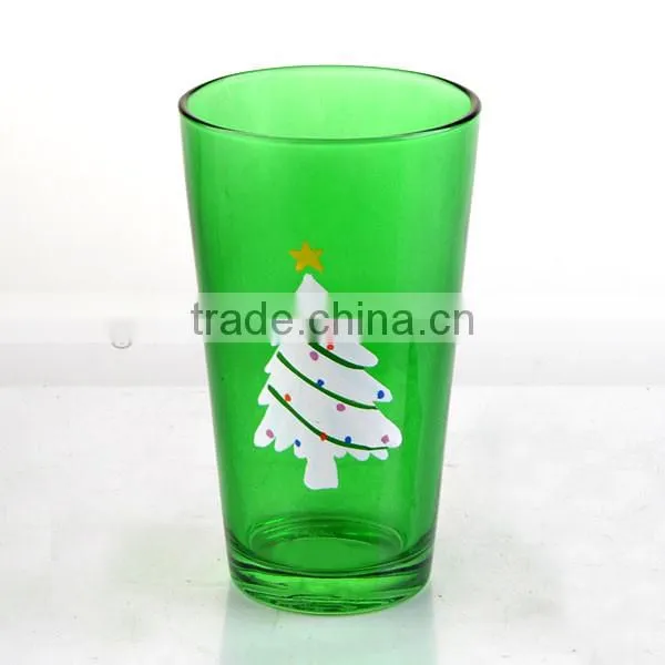 christmas design candle jar