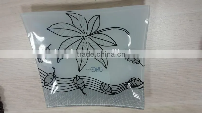Eco-Friendly , Stocked Feature and Bowls Dinnerware Type color decal glass bowl