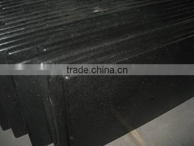 Timely Delivery Black Galaxy Granite Kitchen Granite countertop