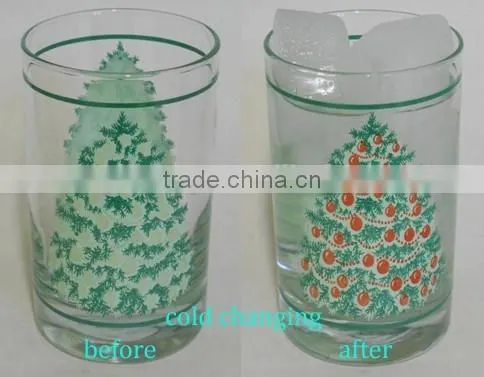 food grade small clear drinking glassware with customized