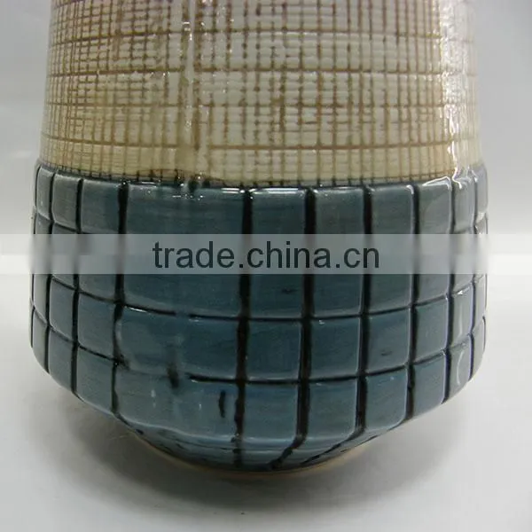 Factory direct ceramic flower vase/flower receptacle