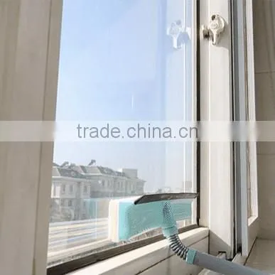 long handled window cleaning foam, squeegee and sponge