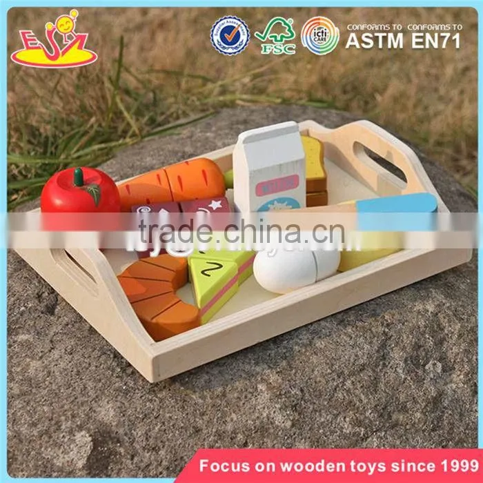 wholesale preschool food set toys wooden kids play food new design wooden kids play food W10B184