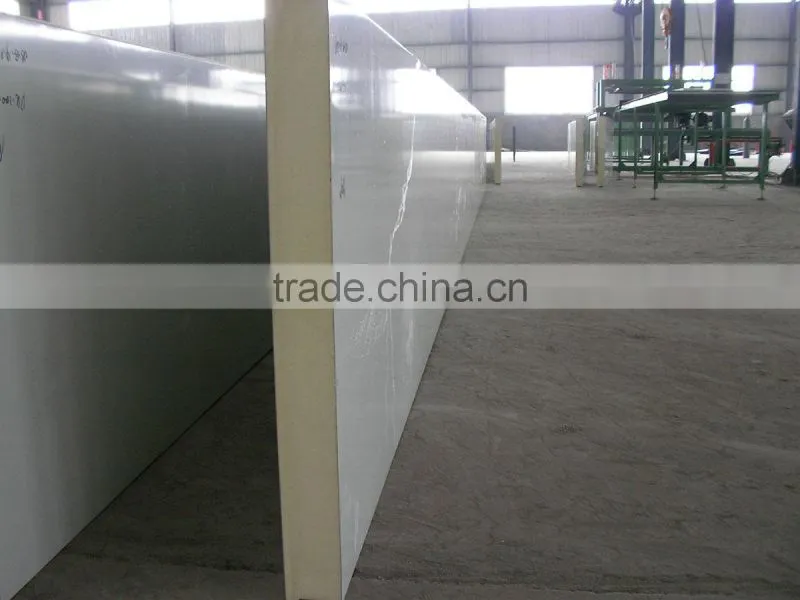 Manufactured home price insulated roof pu polyurethane used sandwich panel