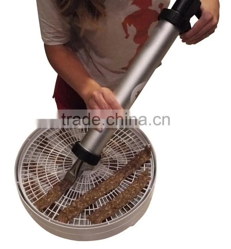 9 Inch Premium Aluminum Jerky Gun and Seasoning Kit