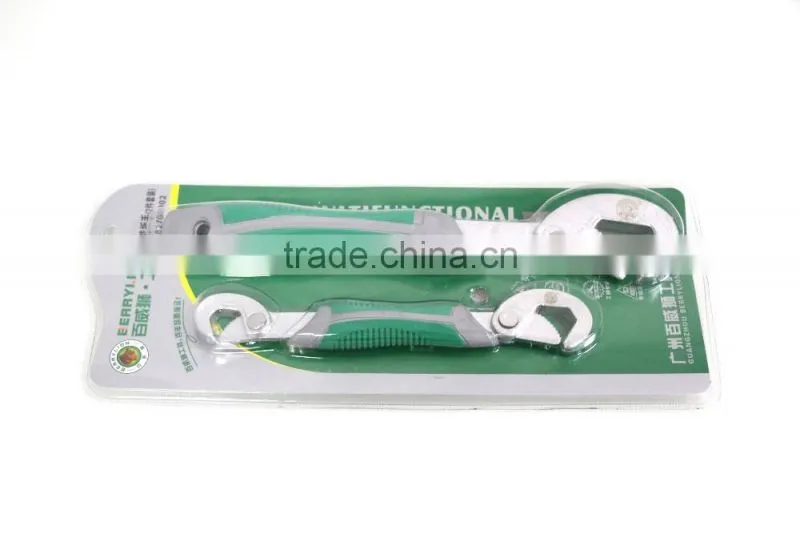 2pcs adjustable quick wrench snap n universal wrenches with high quality