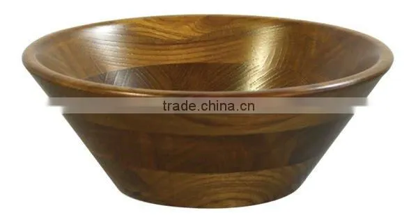 Kijihiki Keyaki Japanese Zelkova Wood Marquetry Salad Bowl Wooden Bowl Hand Made