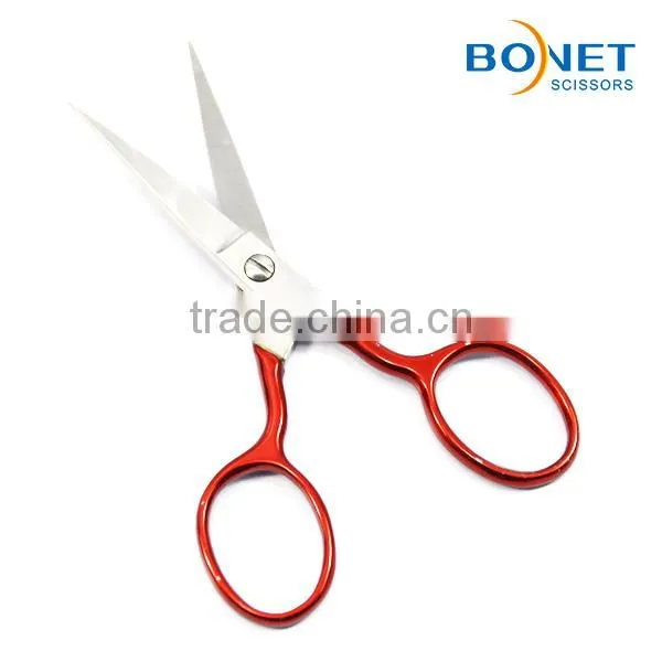 S16003R Stainless steel tailor scissors with handle painting mini sewing kit scissors