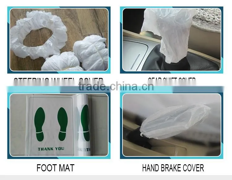 design disposable car foot mats front seat covers
