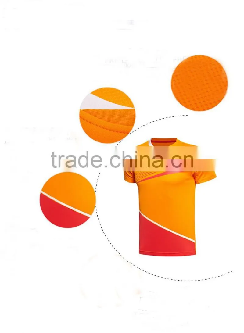OEM service breathable pique fabric 100% polyester sports wear gym dri fit tshirt for men