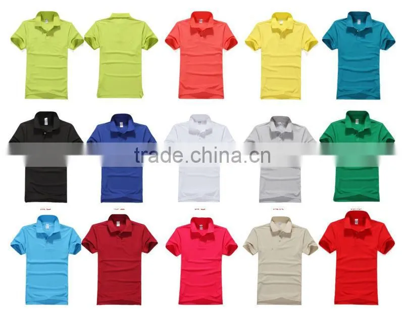 Men's cheap cotton pique blank polo shirt