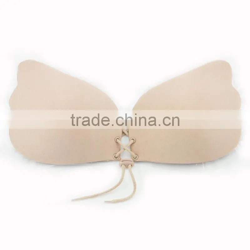 hot selling one with string invisible bra of angel-shape
