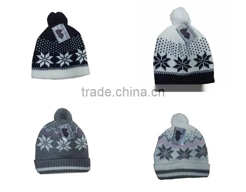 100% Acrylic Knitted Hat for winter season