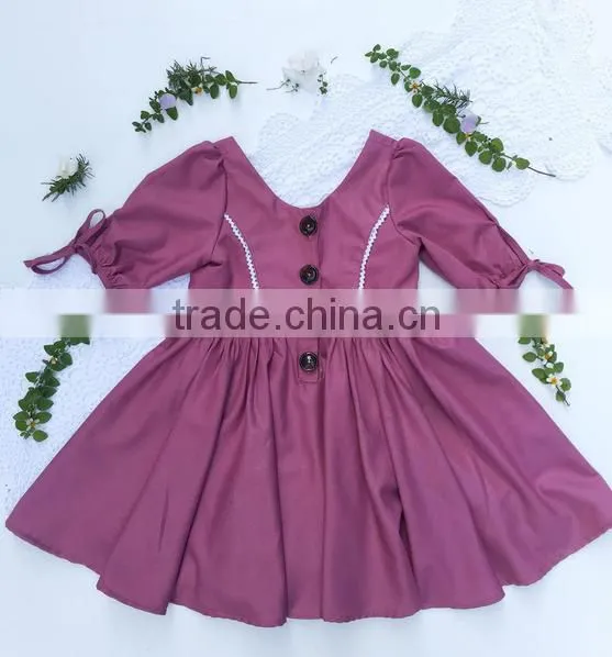 Latest Designer Cotton Skirt Kids Girl Short Dresses Matching Headband Sets