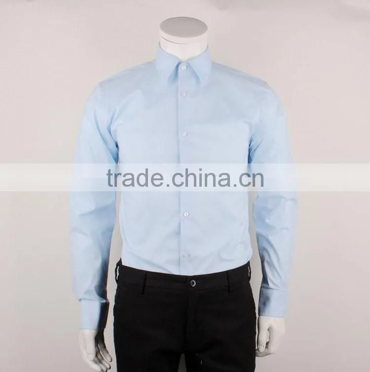 Premium Breathable Elegant New Fashion Men's Blue Formal Suit Shirt