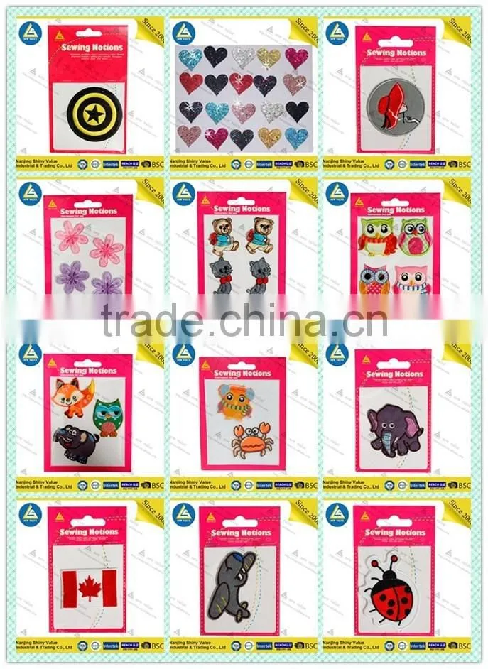 tailor-made embroidering patches for clothes mending/repairing/decorating