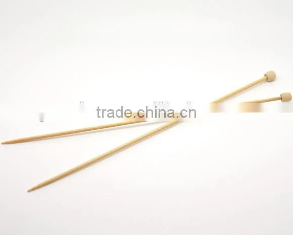 Wholesale 23cm Bamboo Single Point Household Knitting Needles