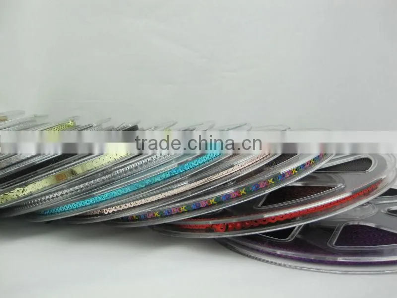 spangle Sequins string in roll CD sequin roll