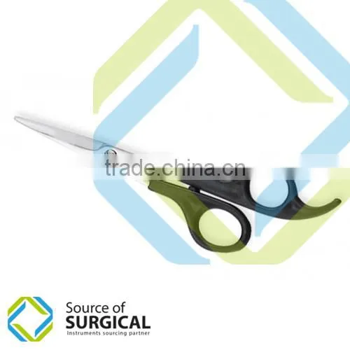 rubber plastic handle scissors for Office Use B-PHS-38