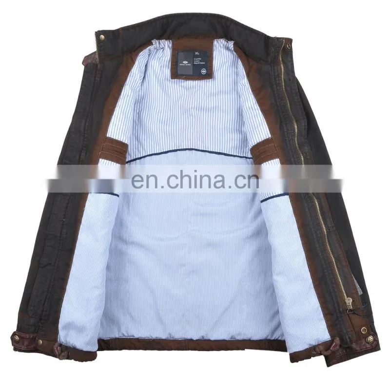 lastestfashion hot selling stylish spring thin long denim coat for men