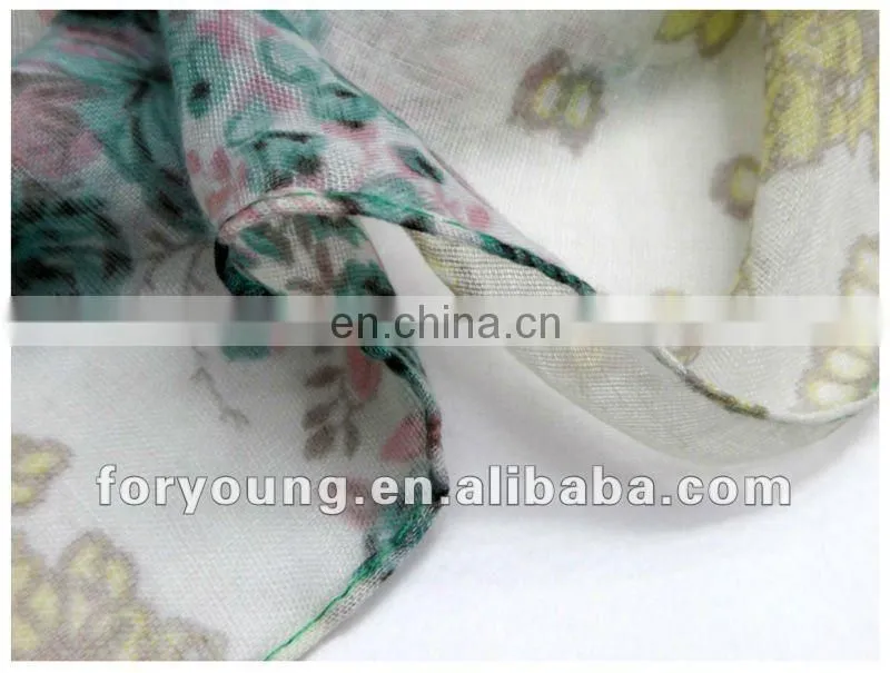 circle printed fashion big dots scarf