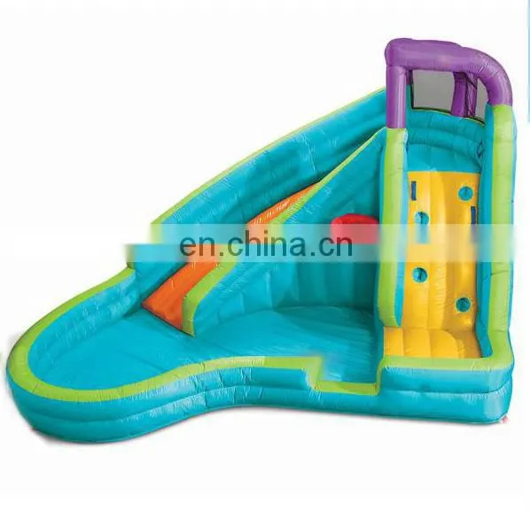 2014 New Small Inflatable Water Slide With Pool For Homeuse
