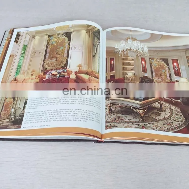 China manufacture cheap A3/A4/A5/A6 full color printing hardcover company product catalogue