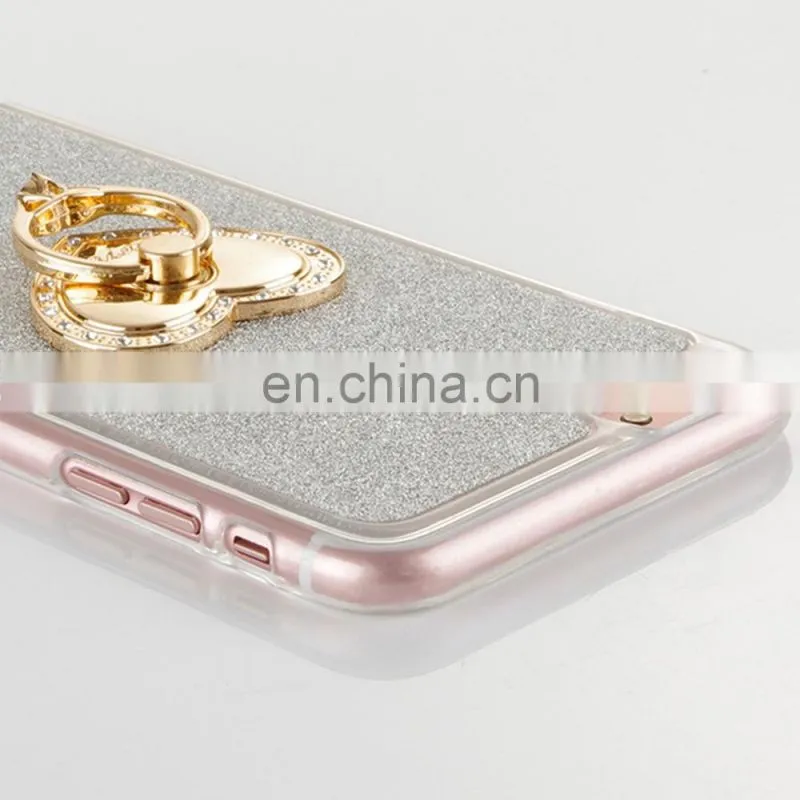 Bling style kickstand cover case TPU phone case for iPhone 6 Plus/ 6S Plus